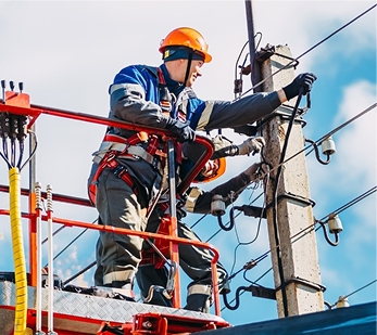 Electrician working