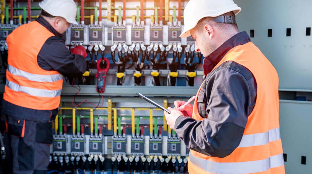 Electrician Working